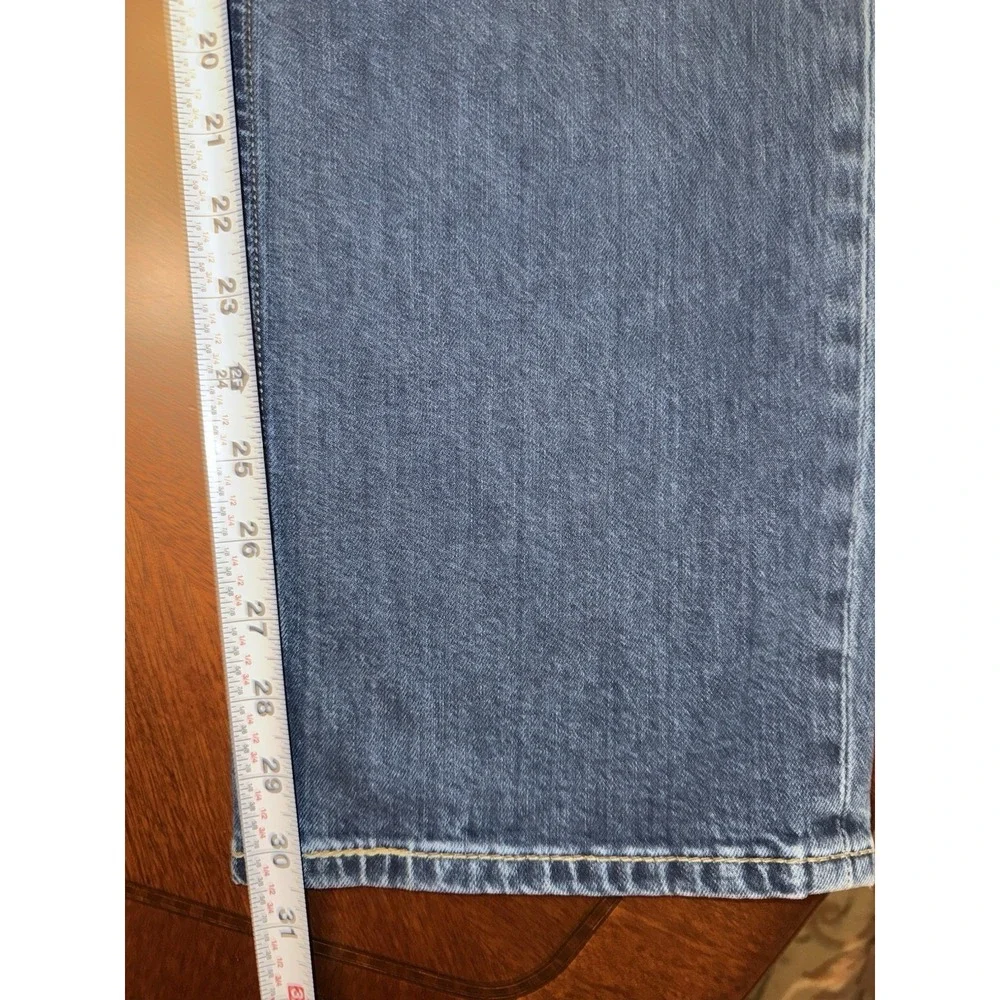 Levi 541 Mens Jeans Size 40x32 Athletic Taper Stretch Dark Wash Denim Distressed